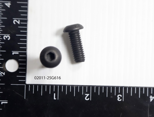 [BOLT, BUTTON SHCS, 3/8-16 x 1, YZ] 02011-25G616