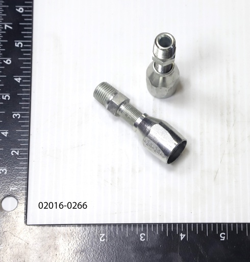 [Coupler, Hose    (Screw on, -06 JIC)] 02016-0266