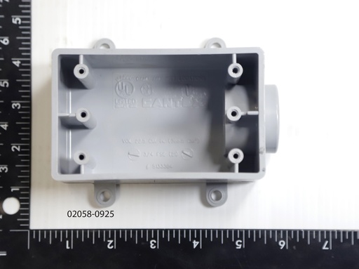 [Electrical Box, PVC Weatherproof] 02058-0925