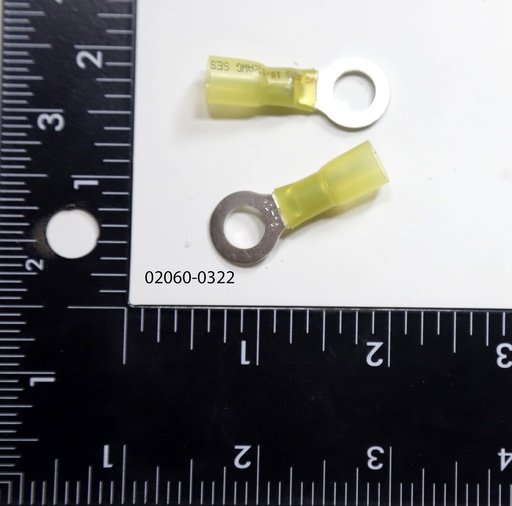 [Connector, Ring  8-10 Stud/Yell  #10] 02060-0322