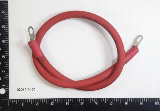 [Cable, Battery POS 2 GA 18" 2 eyelets] 02060-0490