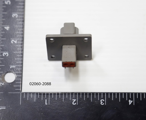 [Connector, Flanged 2 pin Female Deutsch] 02060-2088